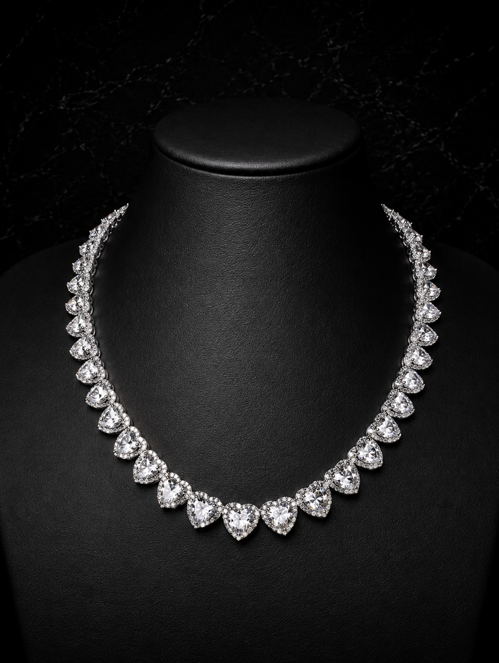 COLLANA BIG TENNIS CUORI