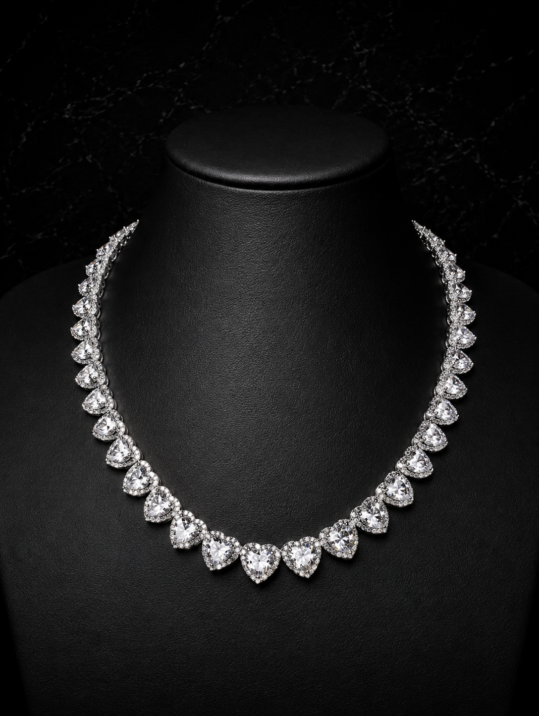 COLLANA BIG TENNIS CUORI